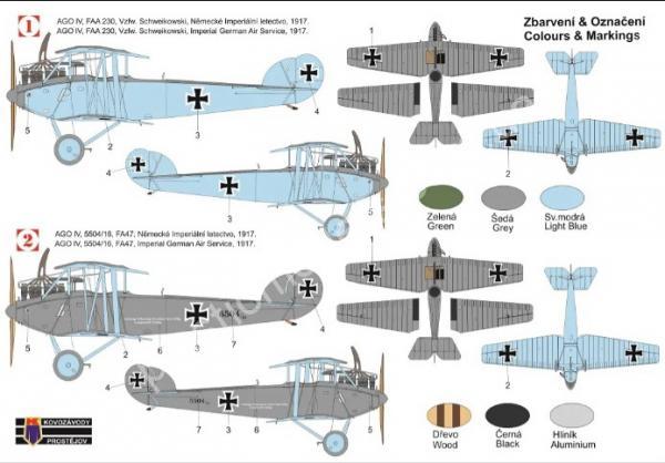 1/72 Kovozavody Prostejov 0396 AGO C.IV