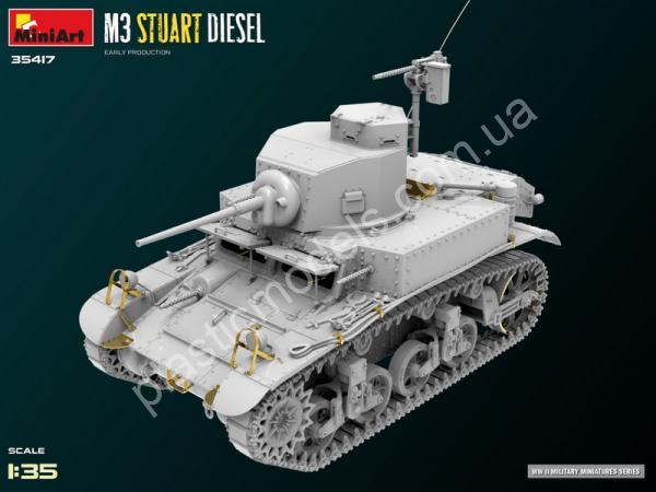 1/35 MiniArt 35417 M3 Stuart Diesel Early Production