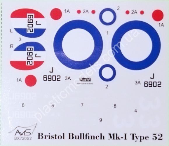 1/72 Avis 72052 Bristol Bullfinch-II mk52