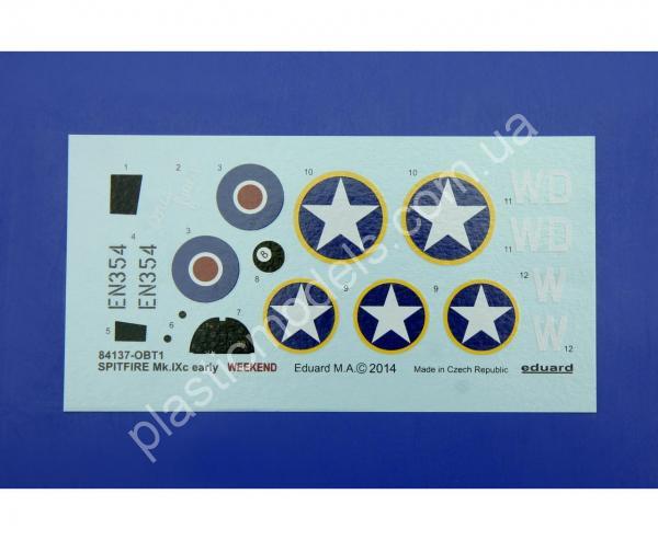 1/48 Eduard 84137 Spitfire Mk. IXc early version (weekend edition)