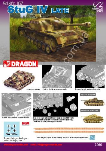 1/72 Dragon 7260 Sd.Kfz. 167 StuG IV Late