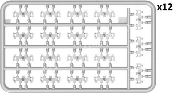 1/35 MiniArt 37048 T-54/T-55/T-62 OMSh Individual Track Links Set.Late Type