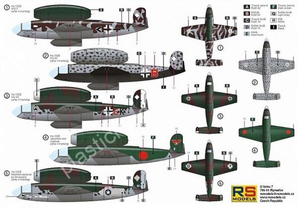 1/72 RS models 92154 Henschel Hs-132 B with Jumo 004