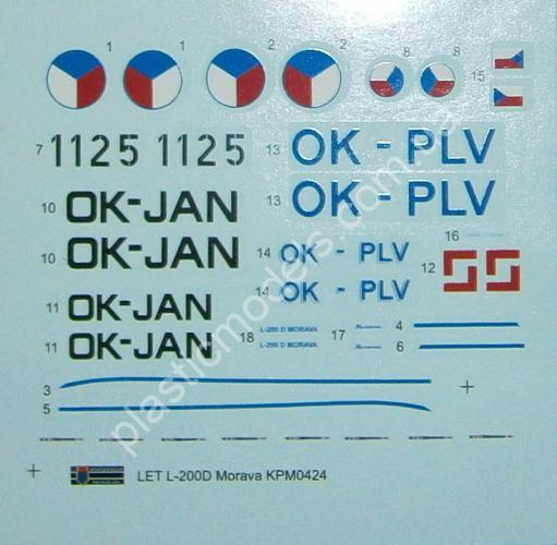 1/72 Kovozavody Prostejov 0424 L-200D “Morava”