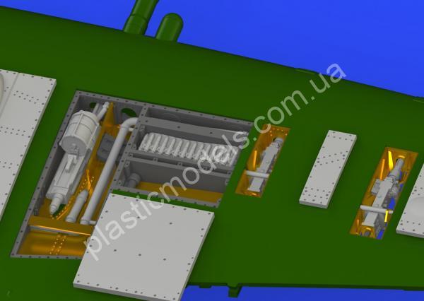 1/48 Eduard 672150 Spitfire Mk. IXc gun bays