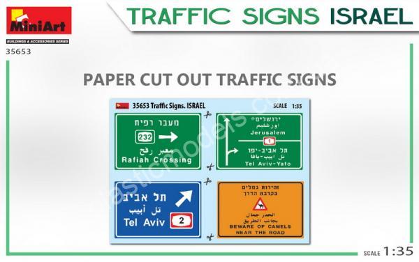 Traffic Signs Israel 1/35 MiniArt 35653