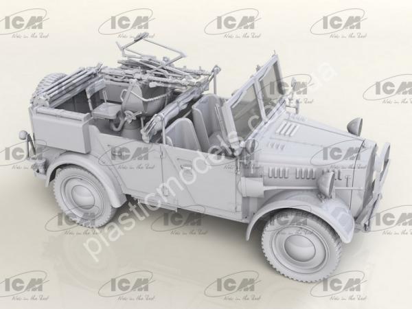 1/35 ICM 35584 le.gl.Einheits-Pkw Kfz.4 German Light Anti-Aircraft Vehicle