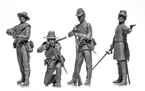 1/35 ICM 35021 American Civil War Confederate Infantry