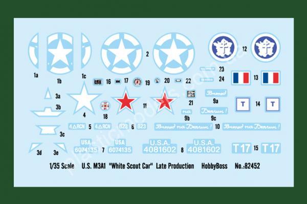 1/35 HobbyBooss 82452 U.S. M3A1 