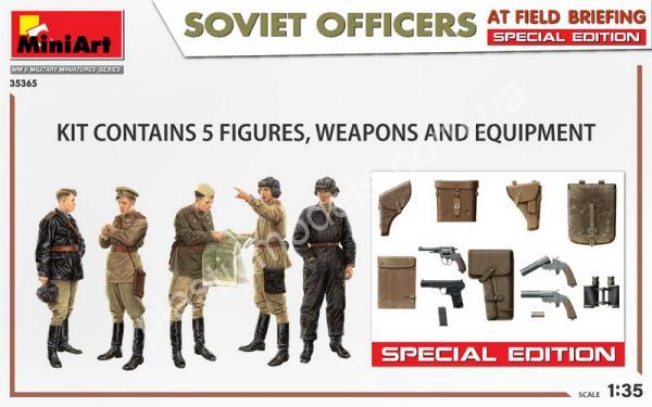 1/35 MiniArt 35365 Soviet Officers At Field Briefing