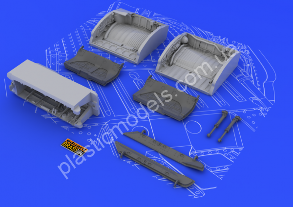 1/48 Eduard 648049 MiG-21 wheel wells