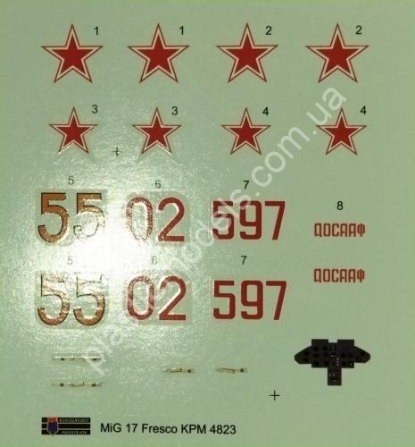 1/48 Kovozavody Prostejov 4823 MiG-17 „Fresco-A“ USSR