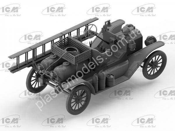 1/35 ICM 35606 Model T 1914 Fire Truck with Crew