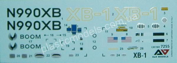 Boom XB-1 Baby Boom - Supersonic Demonstrator 1/72 A&A Models 7255