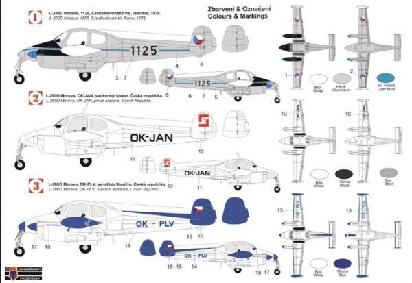 1/72 Kovozavody Prostejov 0424 L-200D “Morava”