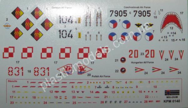 1/72 KPM 0140 MiG-23UB „Flogger C“ Warsaw Pact“