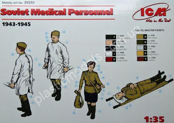 1/35 ICM 35551 Soviet Medical Personnel