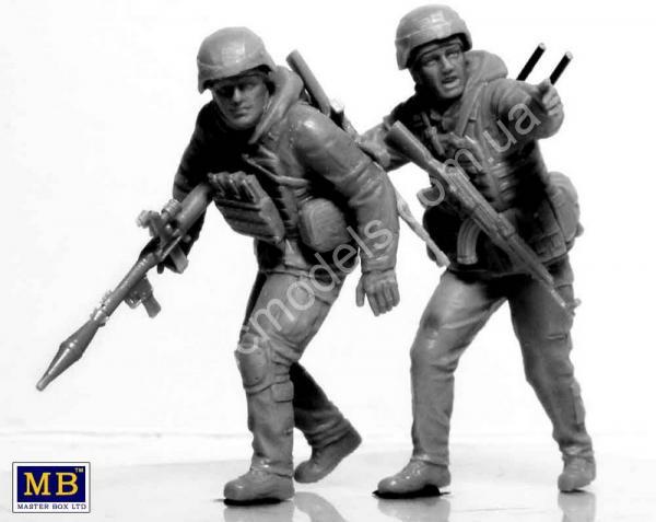 1/35 Master Box 35224 Russian-Ukrainian War series, Kit № 2. Azov Regiment, Defence of Mariupol, March 2022