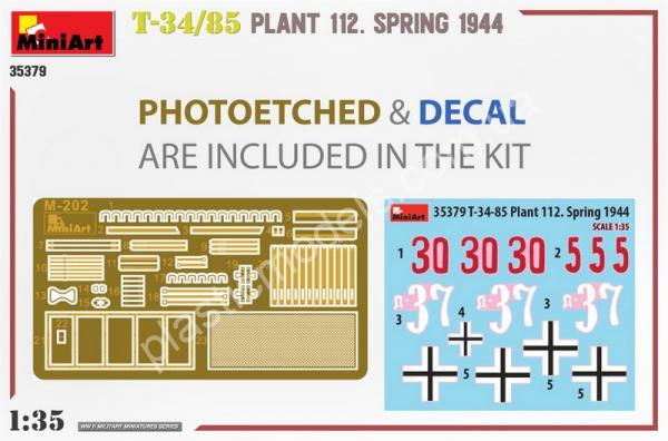 1/35 Mini-art 35379 T-34/85 PLANT 112. SPRING 1944