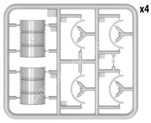 1/35 MiniArt 35613 Fuel & Oil Drums