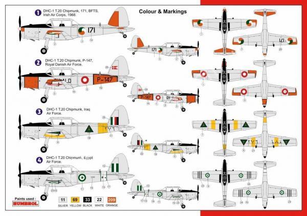 1/72 AZ model 7557 De Havilland Canada DHC-1 Chipmunk T.20