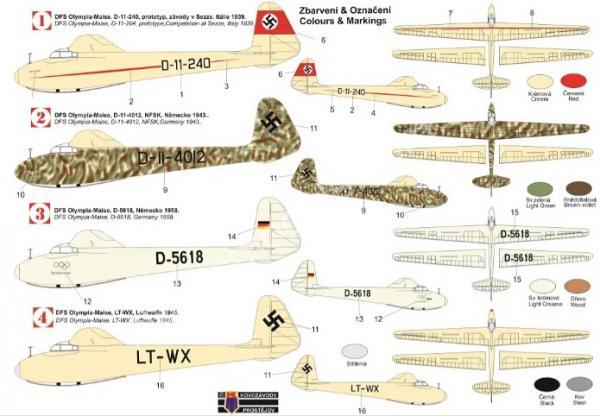 1/72 Kovozavody Prostejov 0354 DFS Olympia 