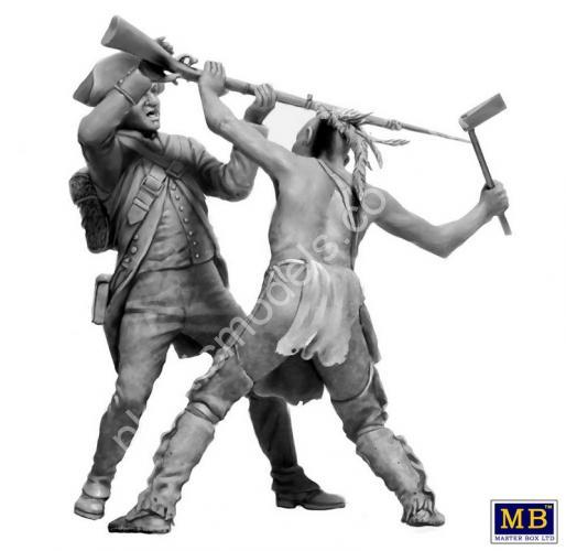 The Mohicans. Mortal Combat. - Indian Wars Series, The XVIII Century. Kit No. 7 1/35 Master Box 35236