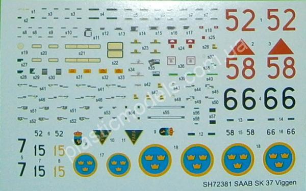 1/72 Special hobby 72381 SK-37 Viggen Trainer