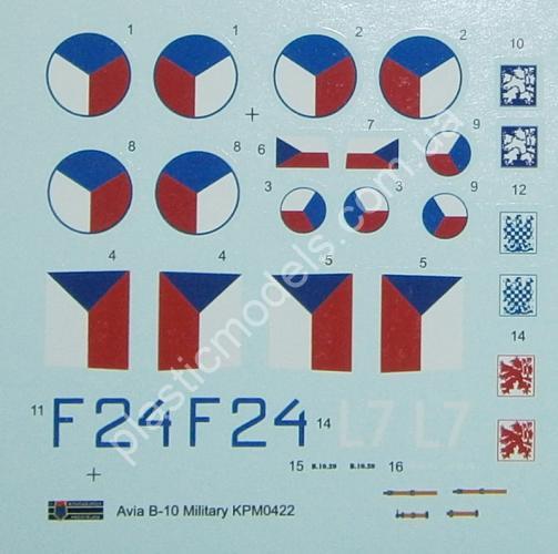 1/72 Kovozavody Prostejov 0422 Avia BH-10 Military