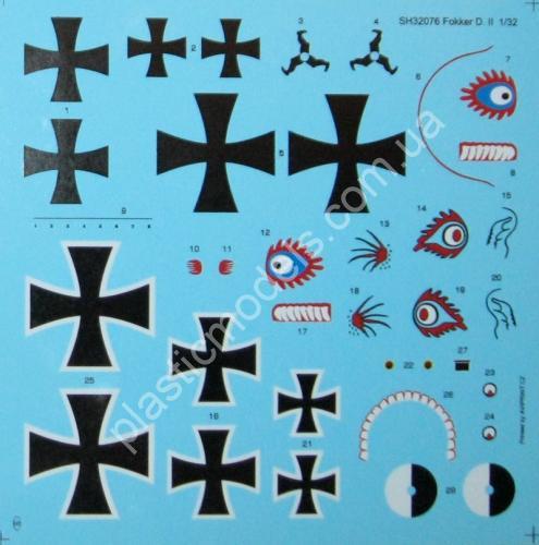 1/32 Special hobby 32076 Fokker D.II 