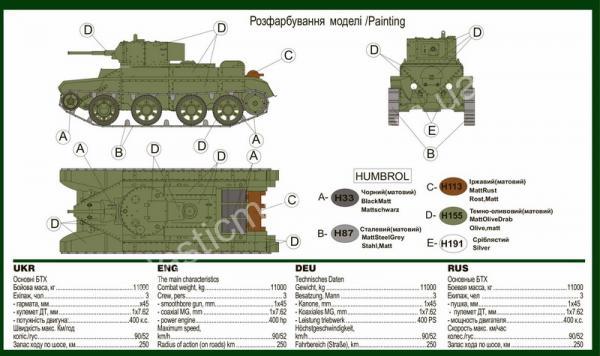 1/72 Ummt 683 Experimental Light Tank BT-6