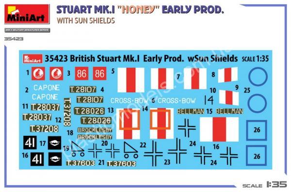 1/35 MiniArt 35423 Stuart Mk.I 