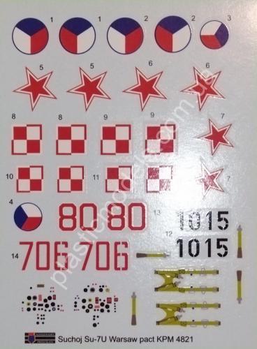 1/48 Kovozavody Prostejov 4821 Su-7UMK „Warsaw Pact“