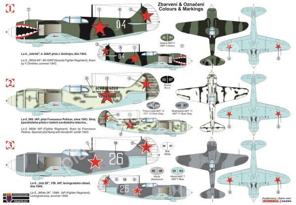 1/72 Kovozavody Prostejov 0173 Lavockin La-5 “VVS”