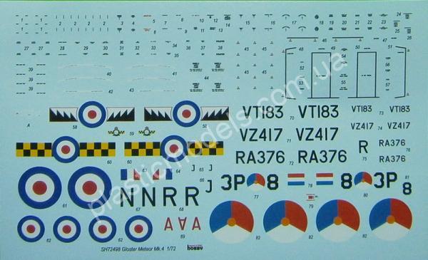 1/72 Special hobby 72498 Gloster Meteor Mk.4