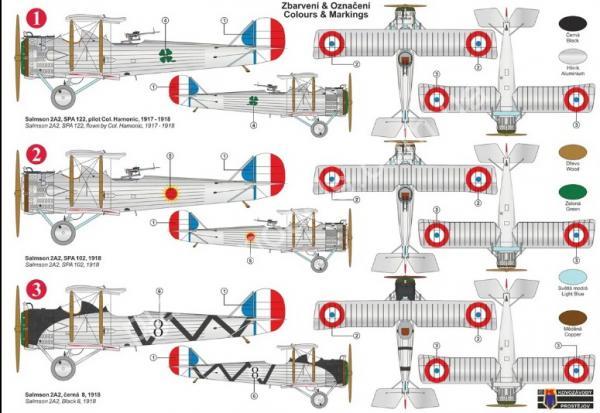 1/72 Kovozavody Prostejov 0328 Salmson Sal.2A2 “Silver Wings”