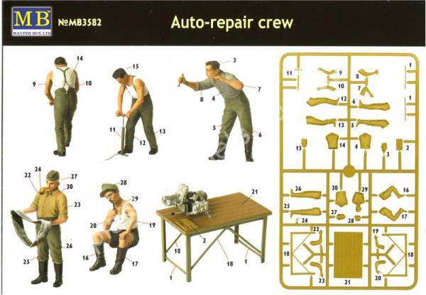 1/35 Master Box 3582 Ремонтная бригада