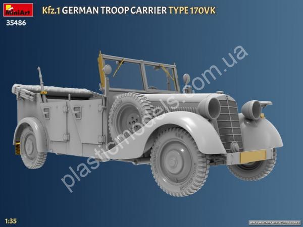 1/35 MiniArt 35486 Kfz.1 German Troop Carrier Type 170VK