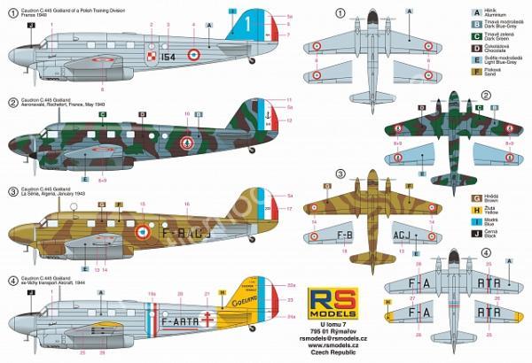 1/72 RS models 92253 Caudron C-445 France