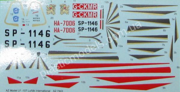 1/72 Admiral 7219 LET LF-107 Luňák International