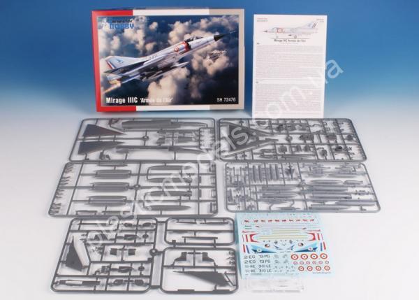 Пластикова модель 1/72 Special hobby 72476 Mirage IIIC ‘Armée de l'Air’