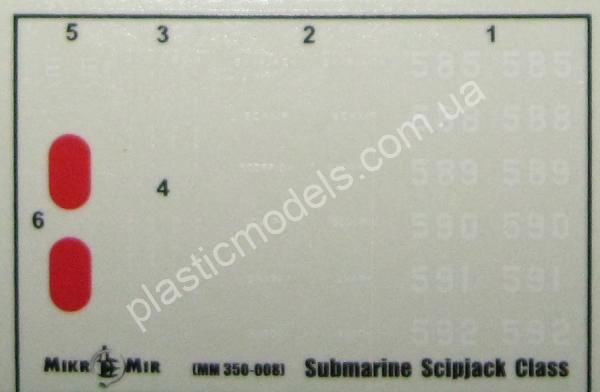 1/350 Mikro Mir 350-008 Атомная подводная лодка 