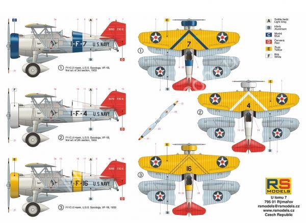 1/72 RS models 92146 Curtiss F-11C-2 Hawk