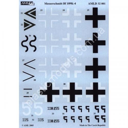 1/32 AML AMLD 32001 Messerschmitt Me 109K-4
