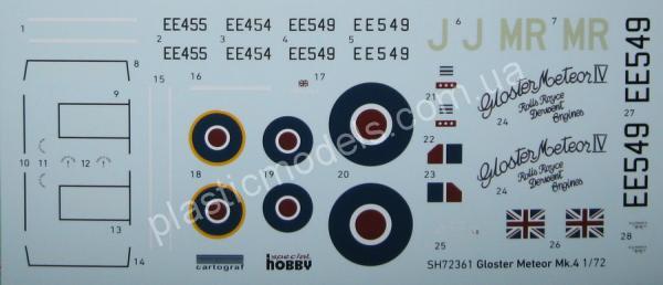 1/72 Special hobby 72361 Gloster Meteor Mk.4  