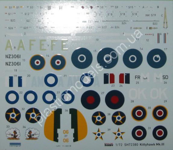 1/72 Special hobby 72380 Kittyhawk Mk. III 