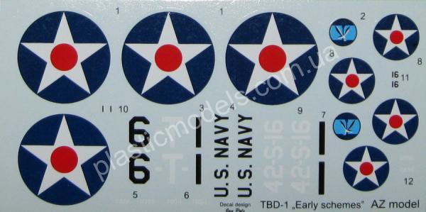 1/72 Admiral 7210 Douglas TBD-1 Devastator