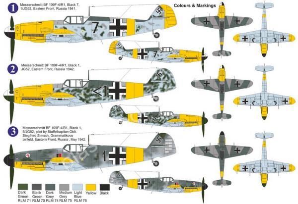 1/72 AZ model 7687 Messerschmitt Bf 109F-4/R1 „Cannon Pod“