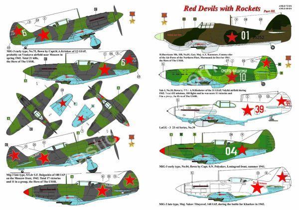 1/48 AML AMLD 48031 Red Devils with Rockets, Part III