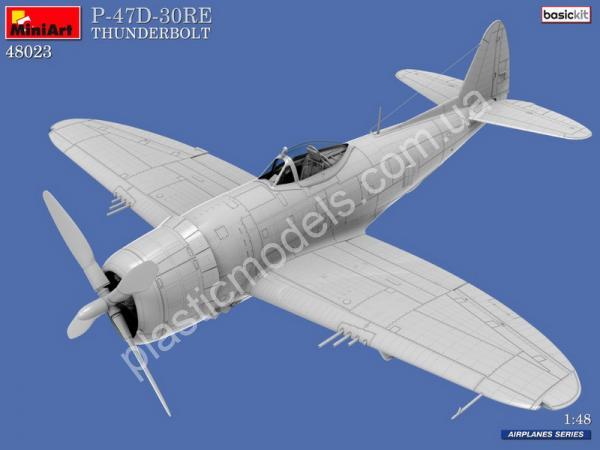 P-47D-30RE Thunderbolt Basic Kit 1/48 MiniArt 48023